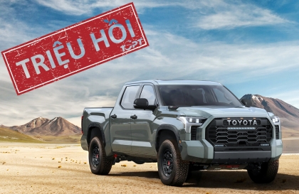 Triệu hồi Toyota Tundra và Tundra hybrid vì lỗi hệ thống điện